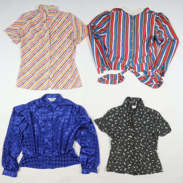 Camicie colorate vintage donna box da 64pz printed