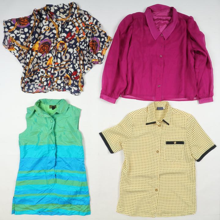 Camicie colorate vintage donna box da 64pz printed