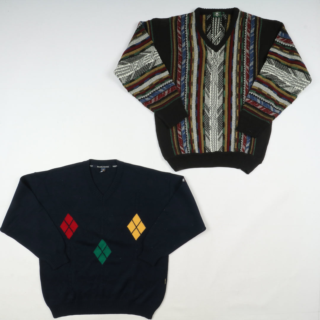 Maglioni invernali colorati uomo e donna box da 20pz