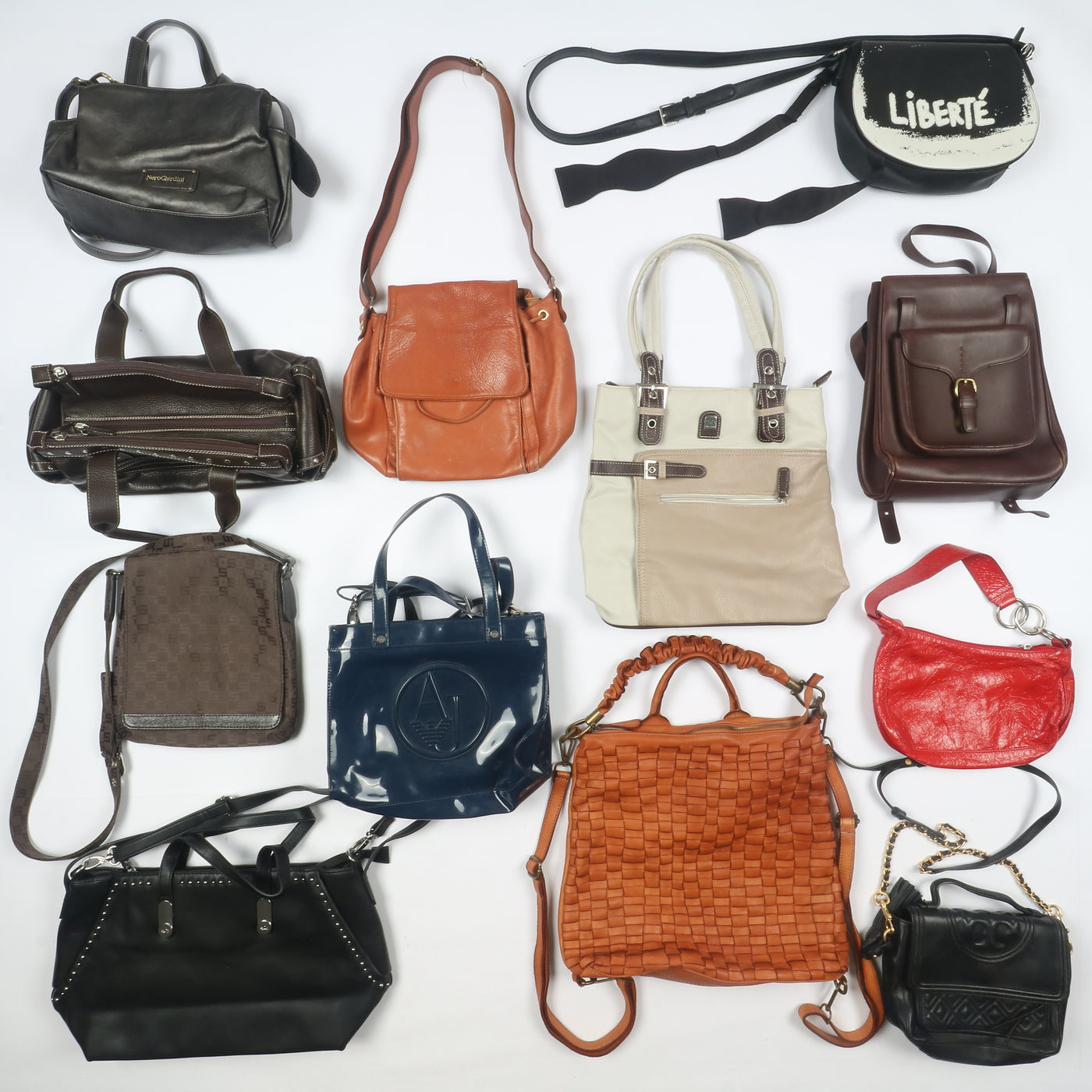 Stock lotto borse e borsette vintage 20kg - 36pz misto uomo donna
