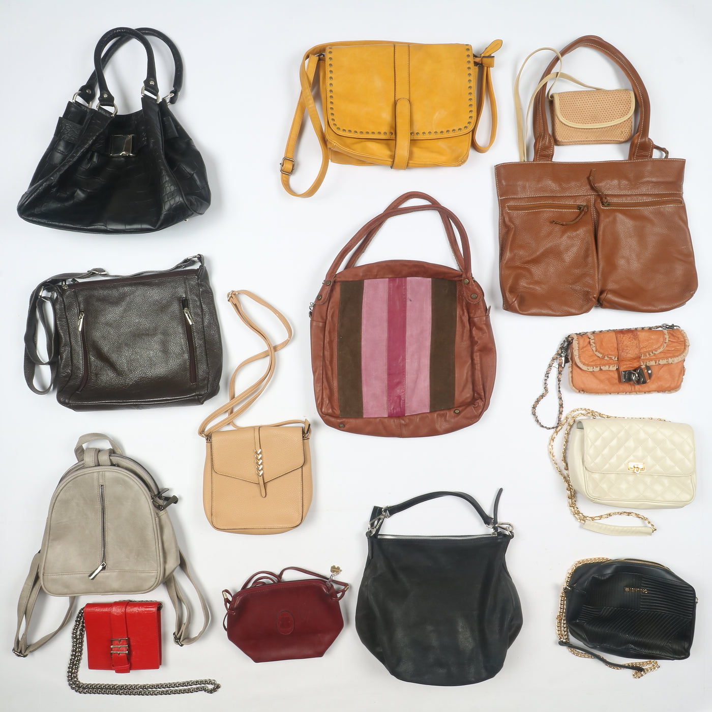 Stock lotto borse e borsette vintage 20kg - 36pz misto uomo donna