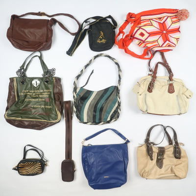 Stock lotto borse e borsette vintage 20kg - 36pz misto uomo donna