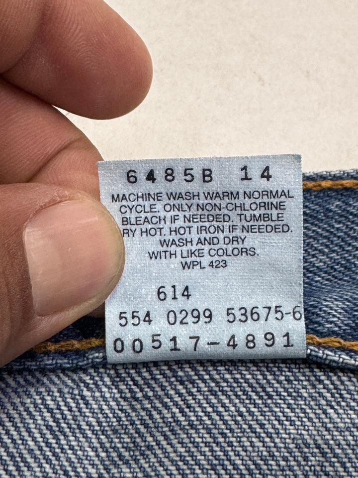 Levi's 517 Boot Cut W31 L30 Made in USA Levis a zampa vintage anni 80