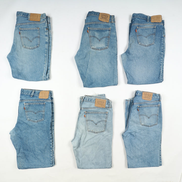 Levi's orange tab anni 80 lotto da 48pz Levis vintage jeans