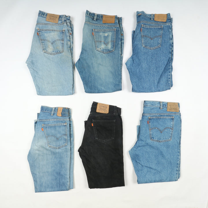 Levi's orange tab anni 80 lotto da 48pz Levis vintage jeans