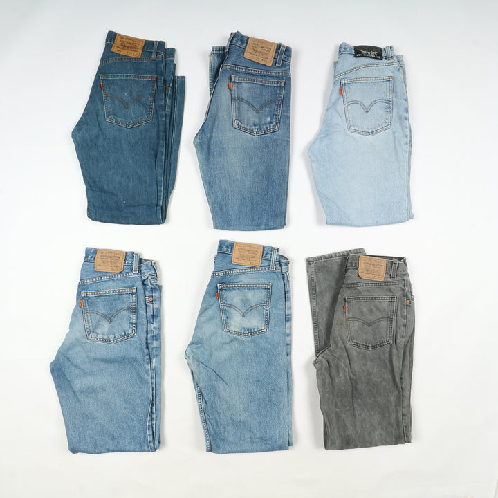Levi's orange tab anni 80 lotto da 48pz Levis vintage jeans