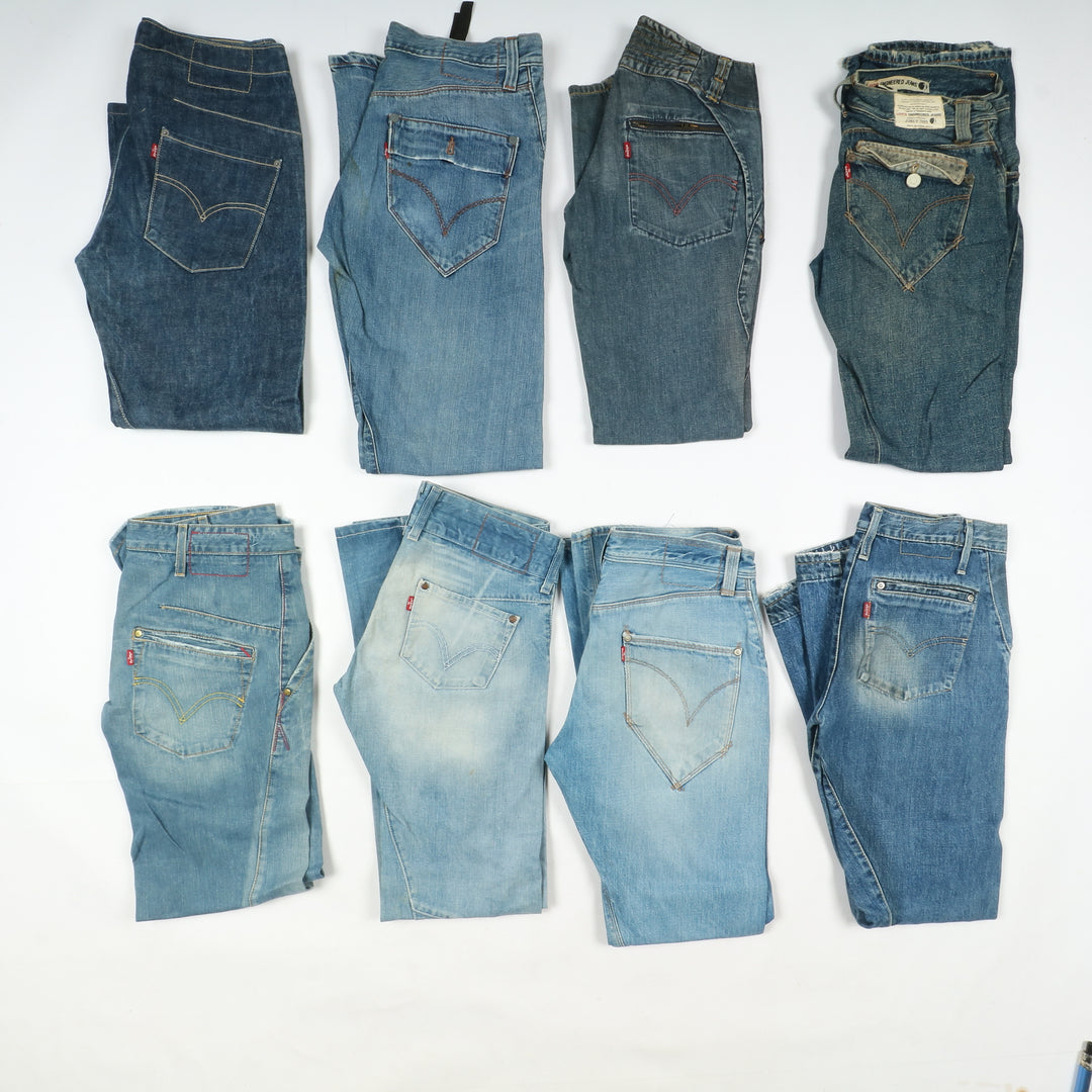 Levi's Engineered anni 2000 Box 40pz Uomo e Donna y2k Levis jeans twister antiform