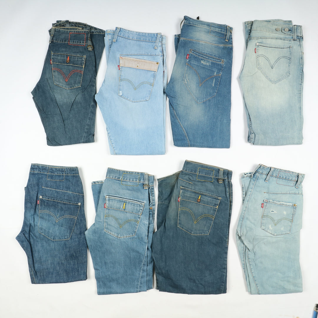 Levi's Engineered anni 2000 Box 40pz Uomo e Donna y2k Levis jeans twister antiform
