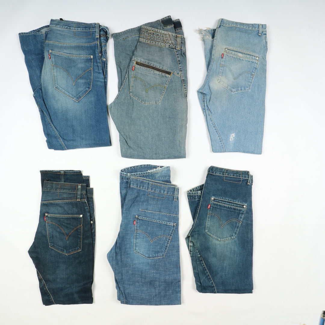 Levi's Engineered anni 2000 Box 40pz Uomo e Donna y2k Levis jeans twister antiform