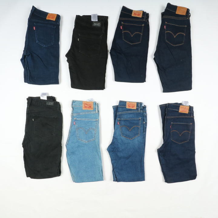 Levi's jeans stock da 40pz Levis donna anni 2000 slim, skinny, bootcut e regular
