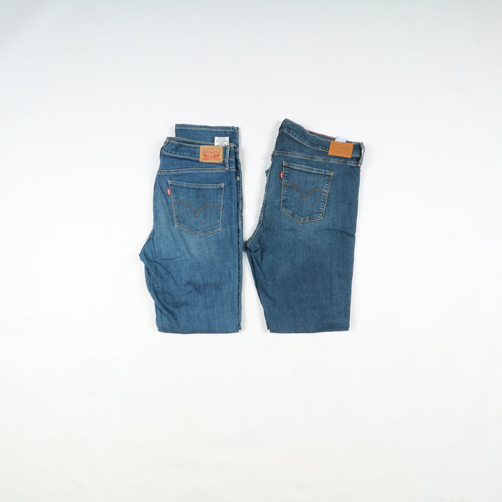 Levi's jeans stock da 40pz Levis donna anni 2000 slim, skinny, bootcut e regular