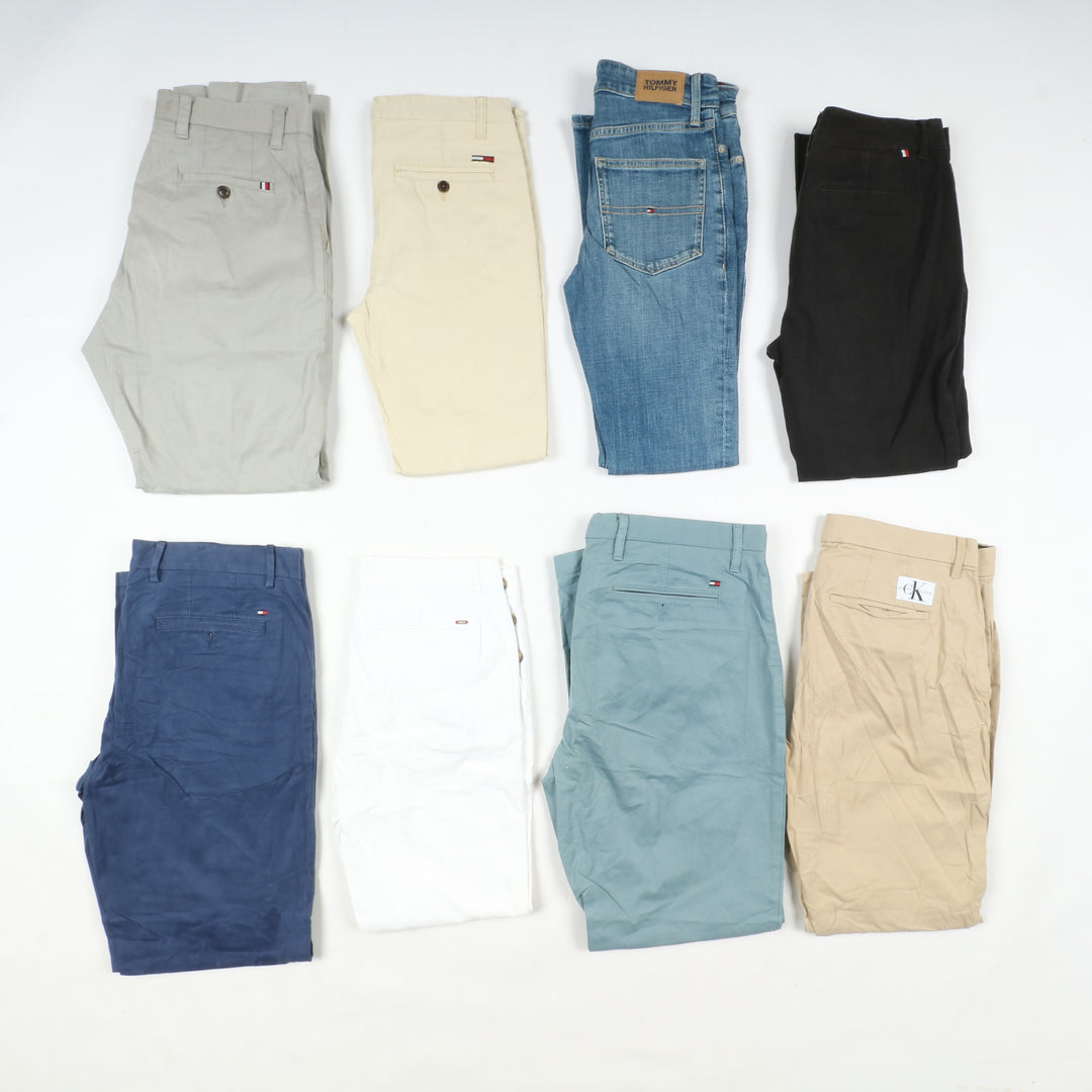 Pantaloni e jeans firmati stock da 38pz Uomo e donna anni 80/90 e 2000