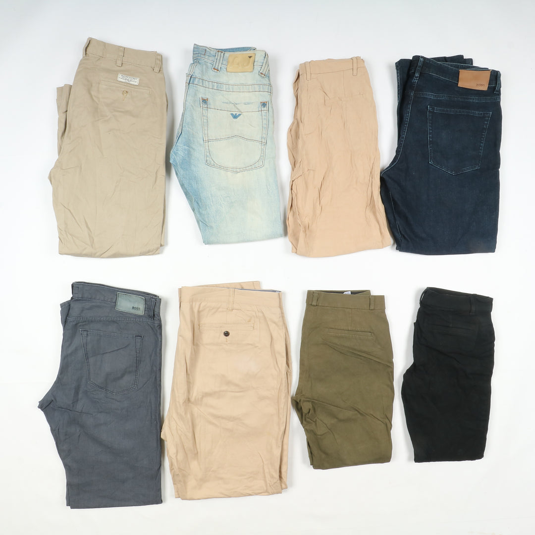 Pantaloni e jeans firmati stock da 38pz Uomo e donna anni 80/90 e 2000