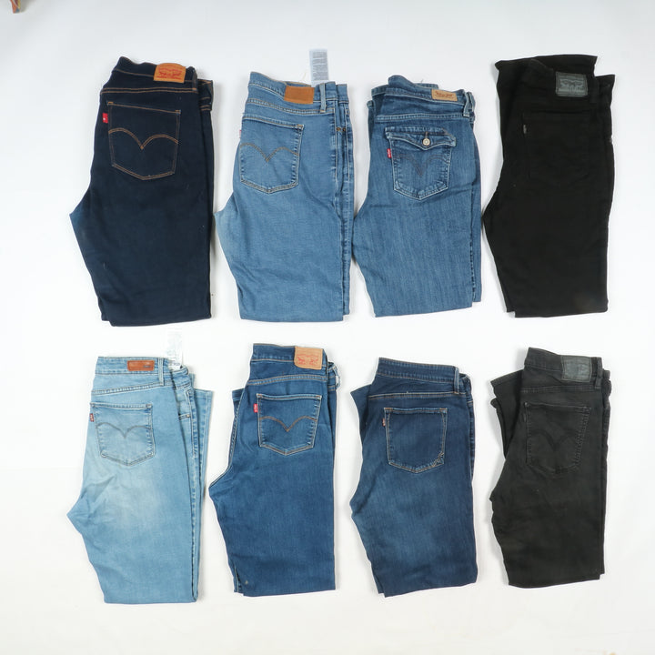 Levi's jeans stock da 43pz Levis donna denim e nero