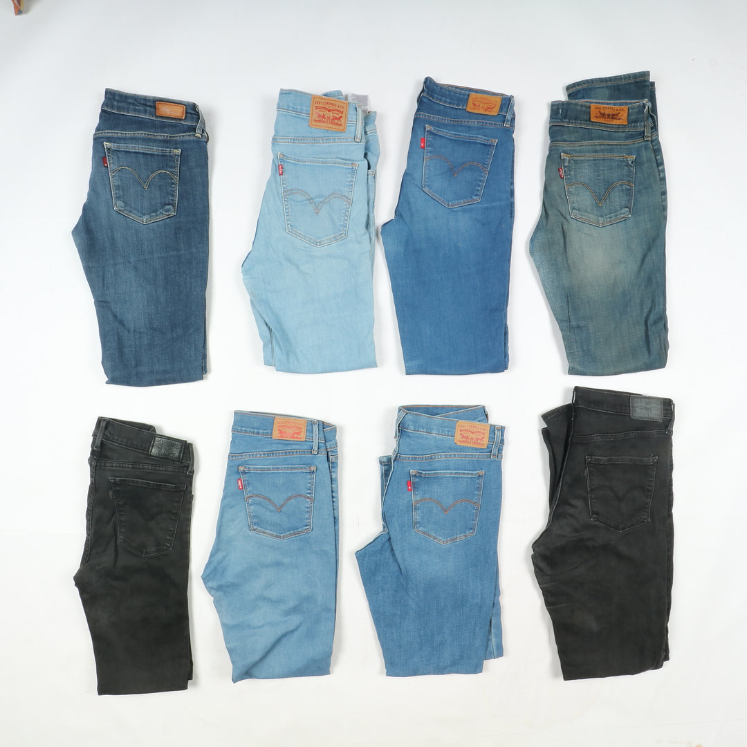 Levi's jeans stock da 43pz Levis donna denim e nero