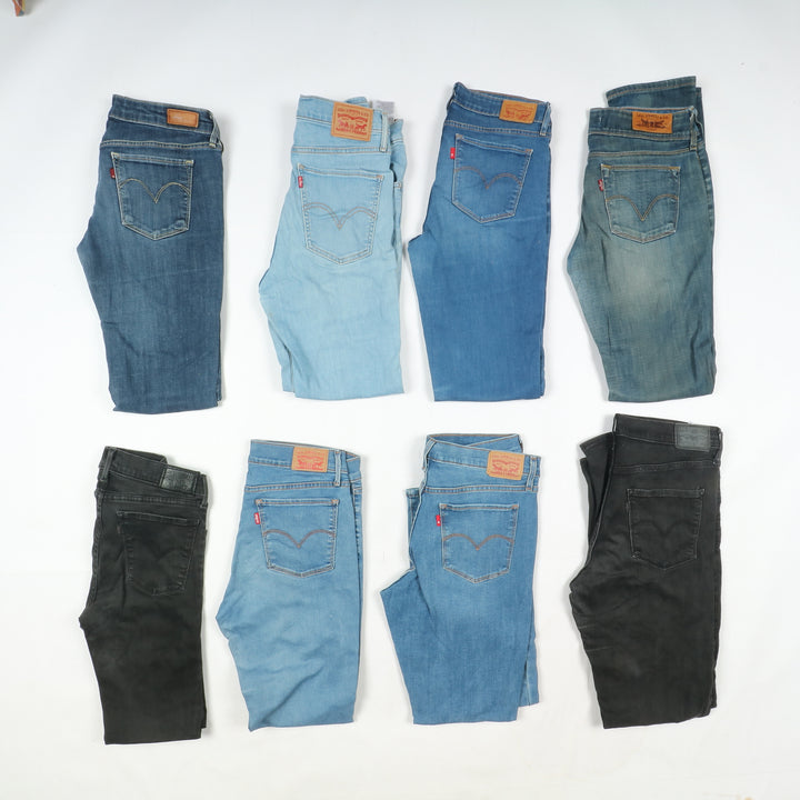 Levi's jeans stock da 43pz Levis donna denim e nero