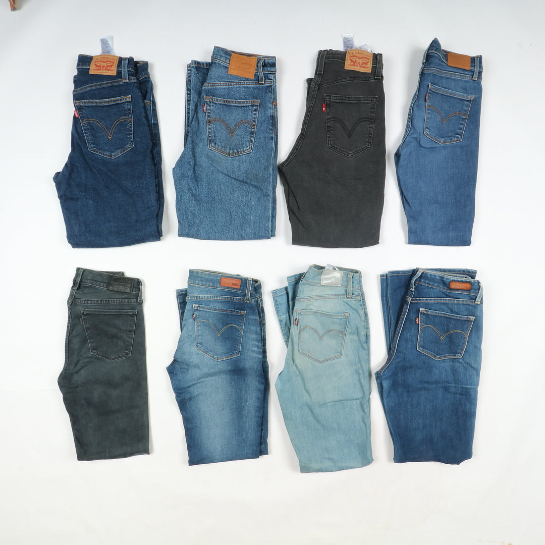 Levi's jeans stock da 43pz Levis donna denim e nero