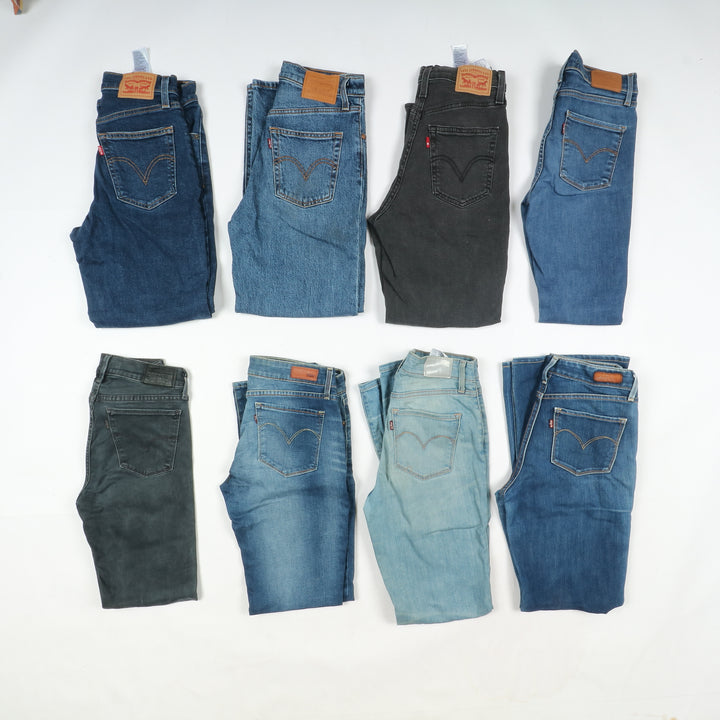 Levi's jeans stock da 43pz Levis donna denim e nero
