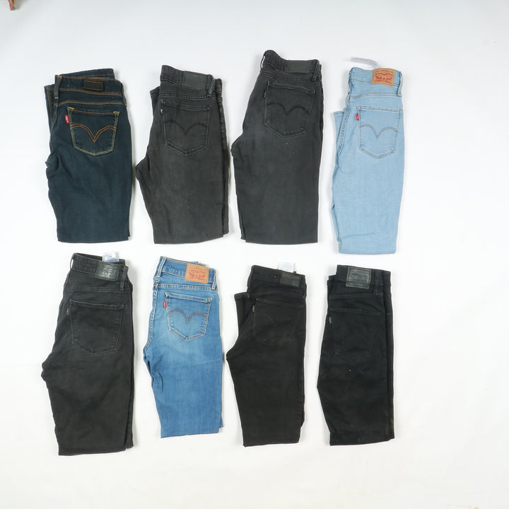 Levi's jeans stock da 43pz Levis donna denim e nero
