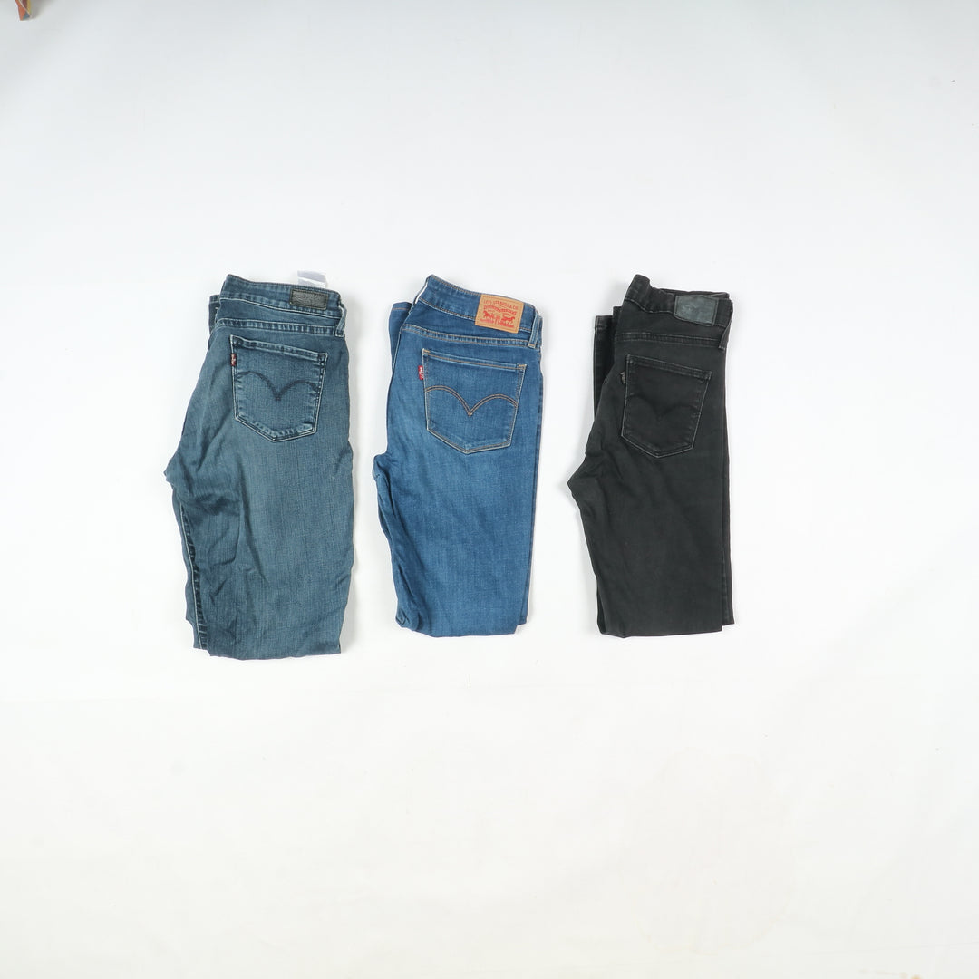 Levi's jeans stock da 43pz Levis donna denim e nero