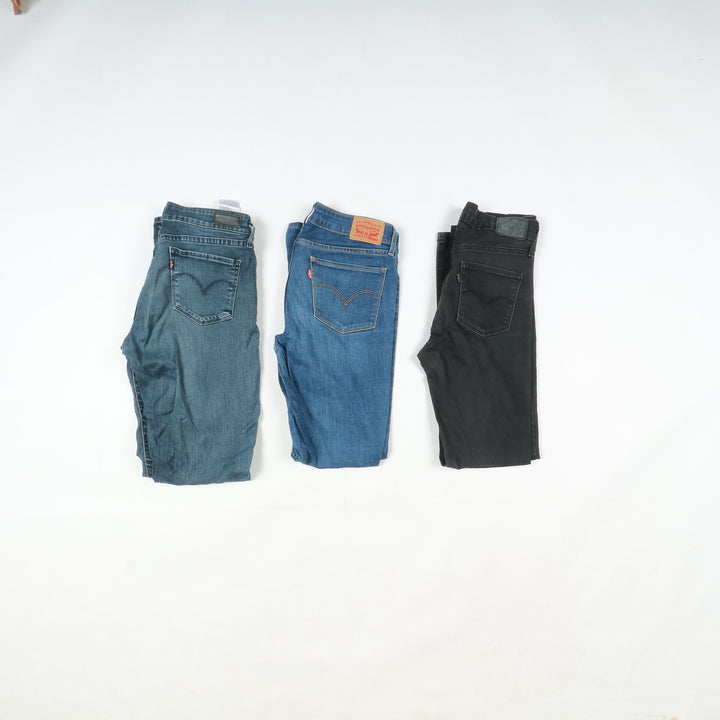 Levi's jeans stock da 43pz Levis donna denim e nero