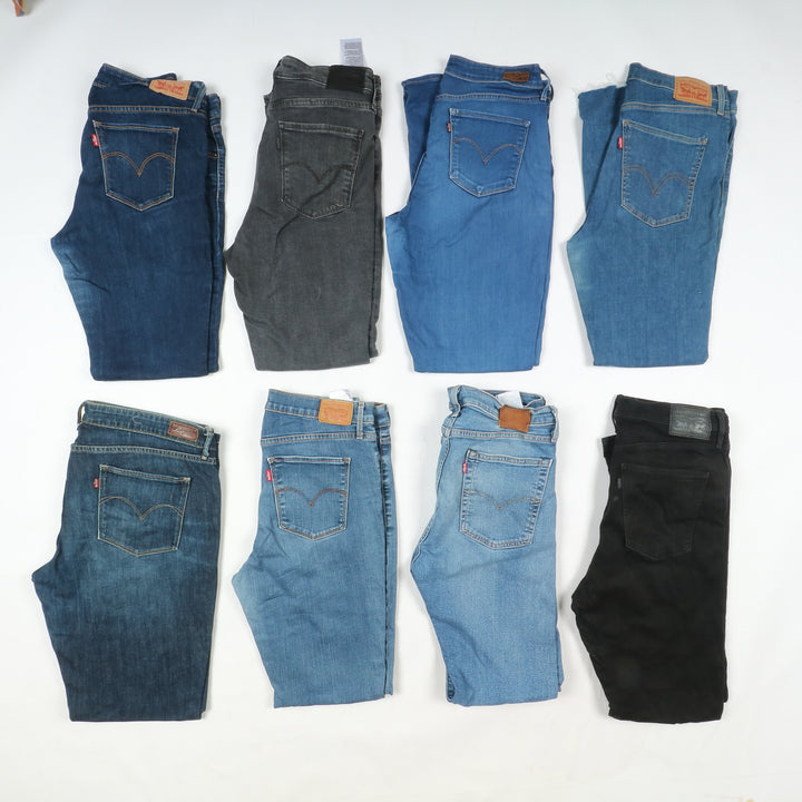 Levi's jeans stock da 42pz Levis donna anni 2000 slim e skinny anni 2000 y2k