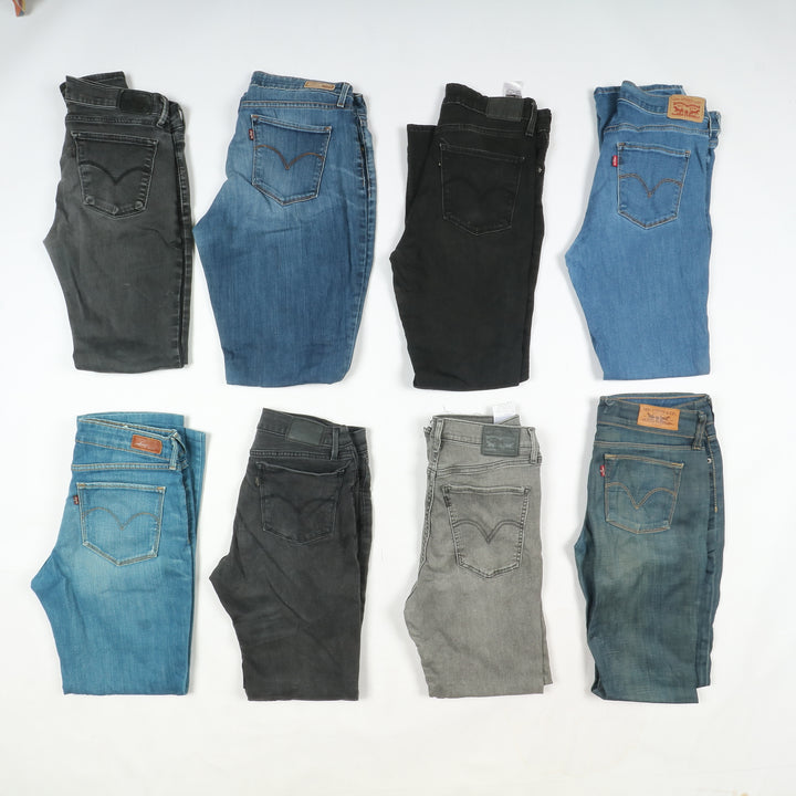 Levi's jeans stock da 42pz Levis donna anni 2000 slim e skinny anni 2000 y2k