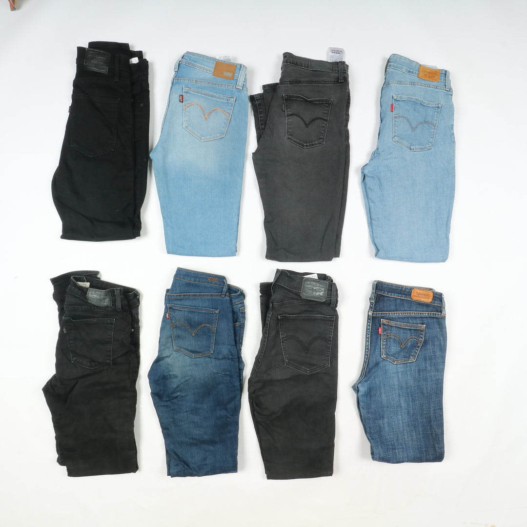 Levi's jeans stock da 42pz Levis donna anni 2000 slim e skinny anni 2000 y2k