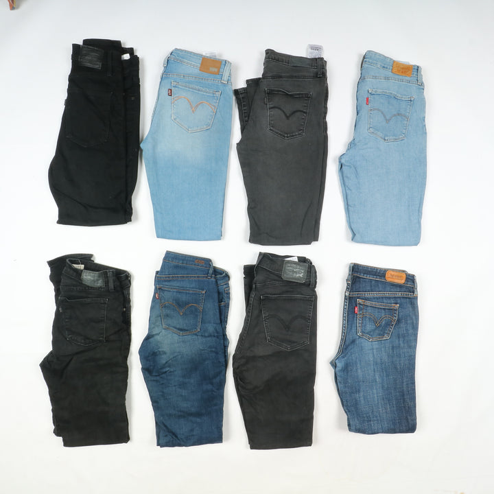 Levi's jeans stock da 42pz Levis donna anni 2000 slim e skinny anni 2000 y2k