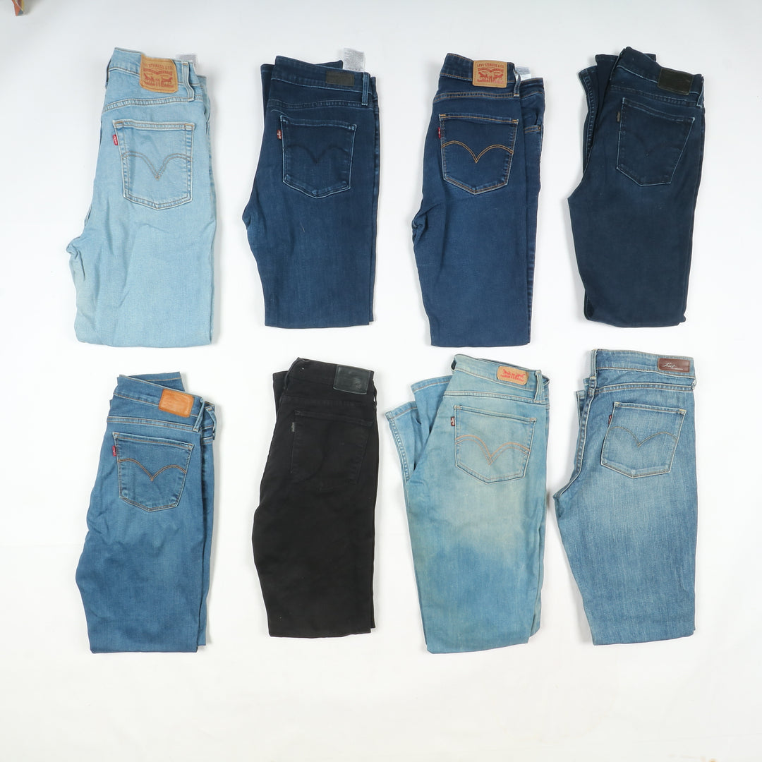 Levi's jeans stock da 42pz Levis donna anni 2000 slim e skinny anni 2000 y2k