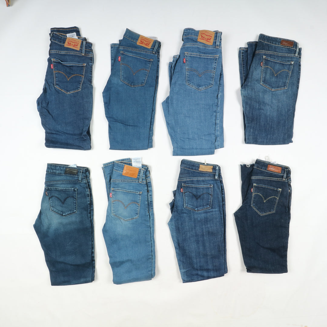 Levi's jeans stock da 42pz Levis donna anni 2000 slim e skinny anni 2000 y2k