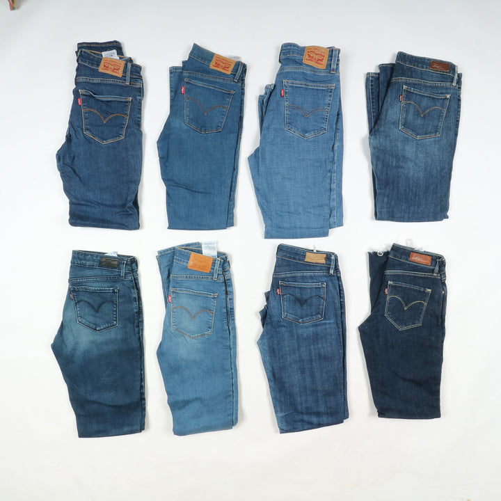 Levi's jeans stock da 42pz Levis donna anni 2000 slim e skinny anni 2000 y2k