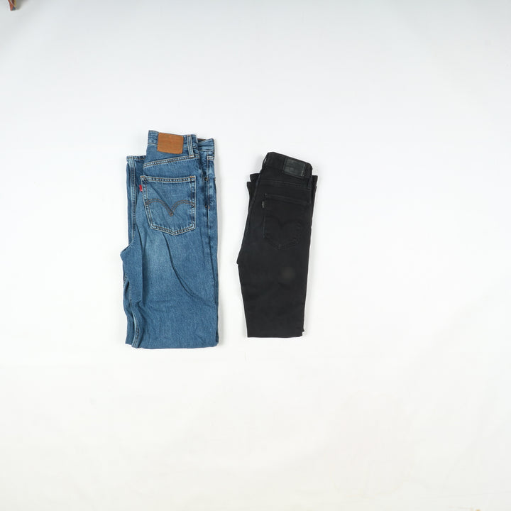 Levi's jeans stock da 42pz Levis donna anni 2000 slim e skinny anni 2000 y2k