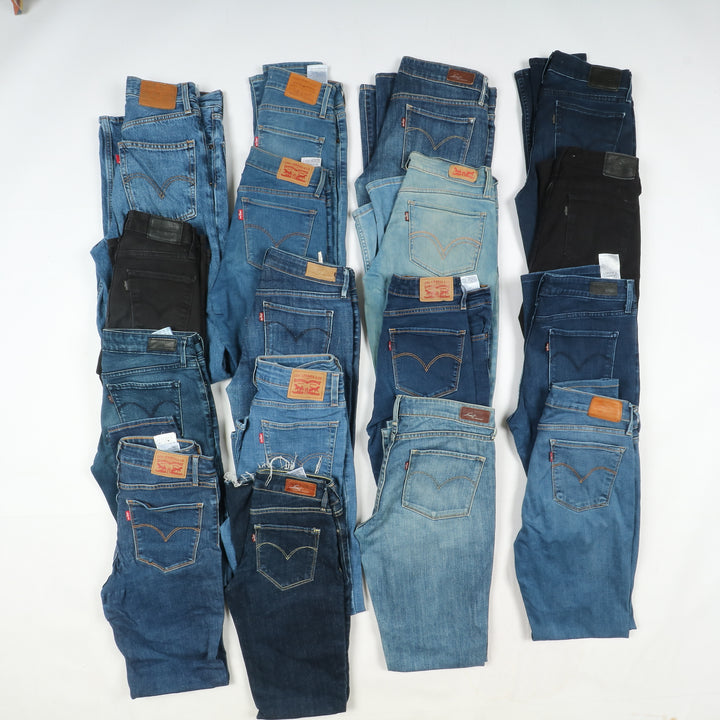 Levi's jeans stock da 42pz Levis donna anni 2000 slim e skinny anni 2000 y2k