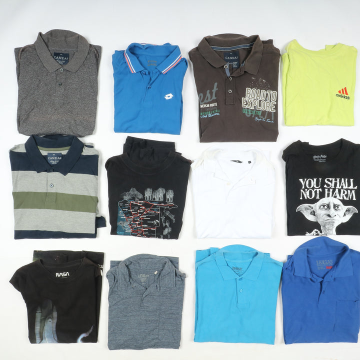 T-shirt vintage uomo e donna firmate e vintage box da 117pz Grado B + A