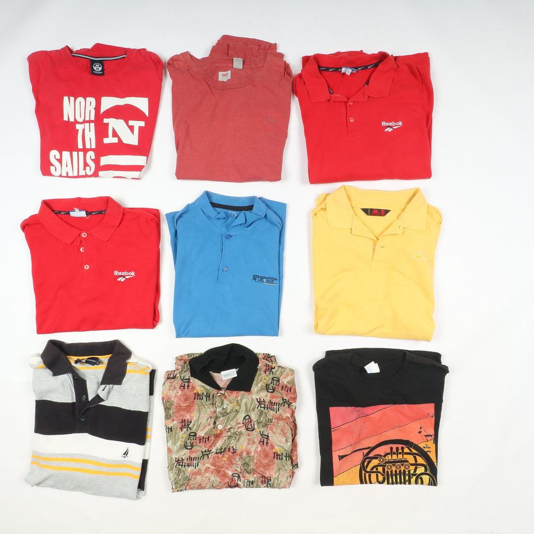 T-shirt vintage uomo e donna firmate e vintage box da 117pz Grado B + A