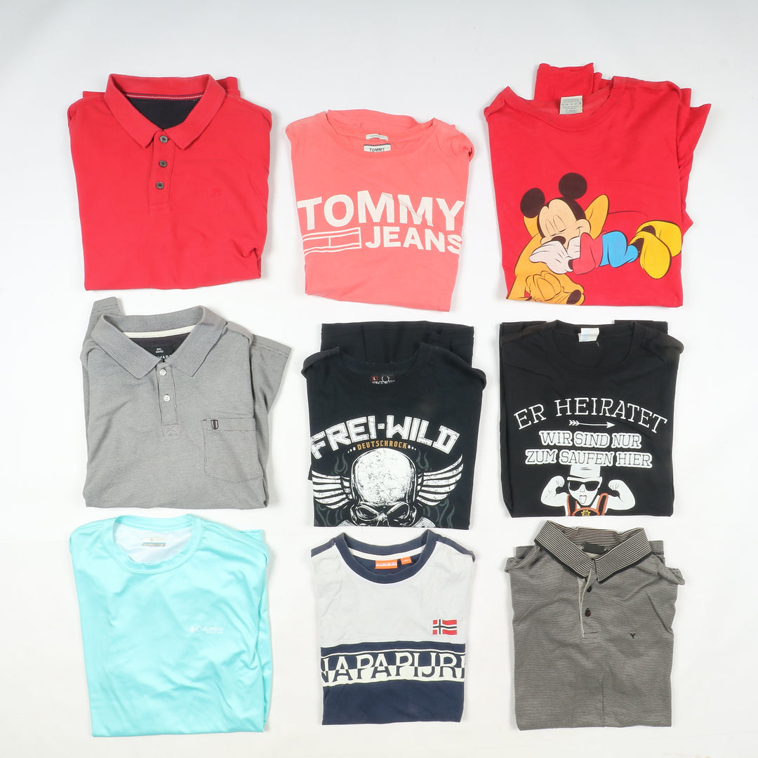 T-shirt vintage uomo e donna firmate e vintage box da 117pz Grado B + A