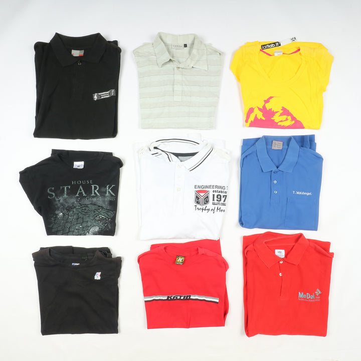 T-shirt vintage uomo e donna firmate e vintage box da 117pz Grado B + A