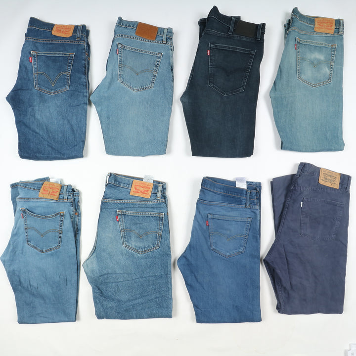 Levi's jeans stock da 30pz Levis uomo slim, relaxed, bootcut, Baggy e regular