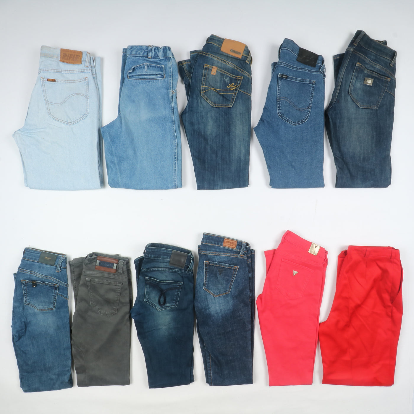 Pantaloni e jeans Donna firmati e vintage stock 60pz