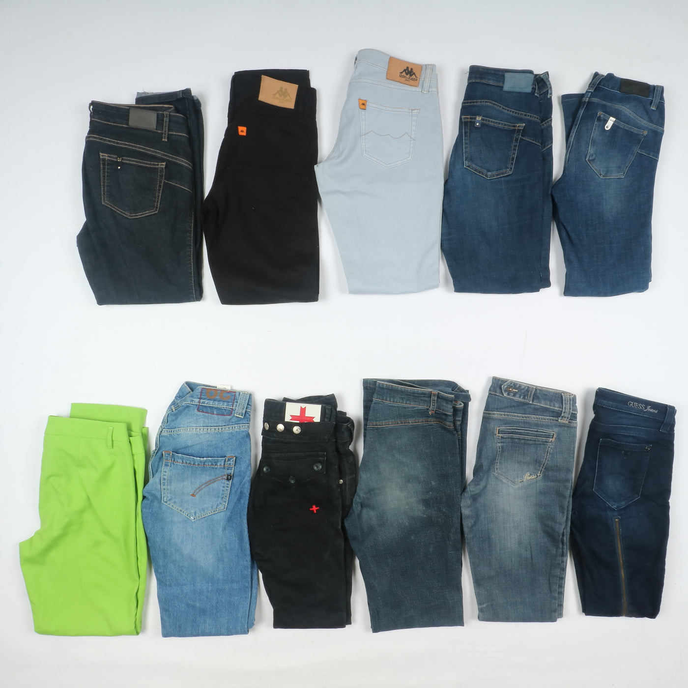 Pantaloni e jeans Donna firmati e vintage stock 60pz