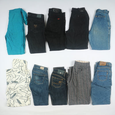 Pantaloni e jeans Donna firmati e vintage stock 60pz