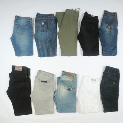 Pantaloni e jeans Donna firmati e vintage stock 60pz