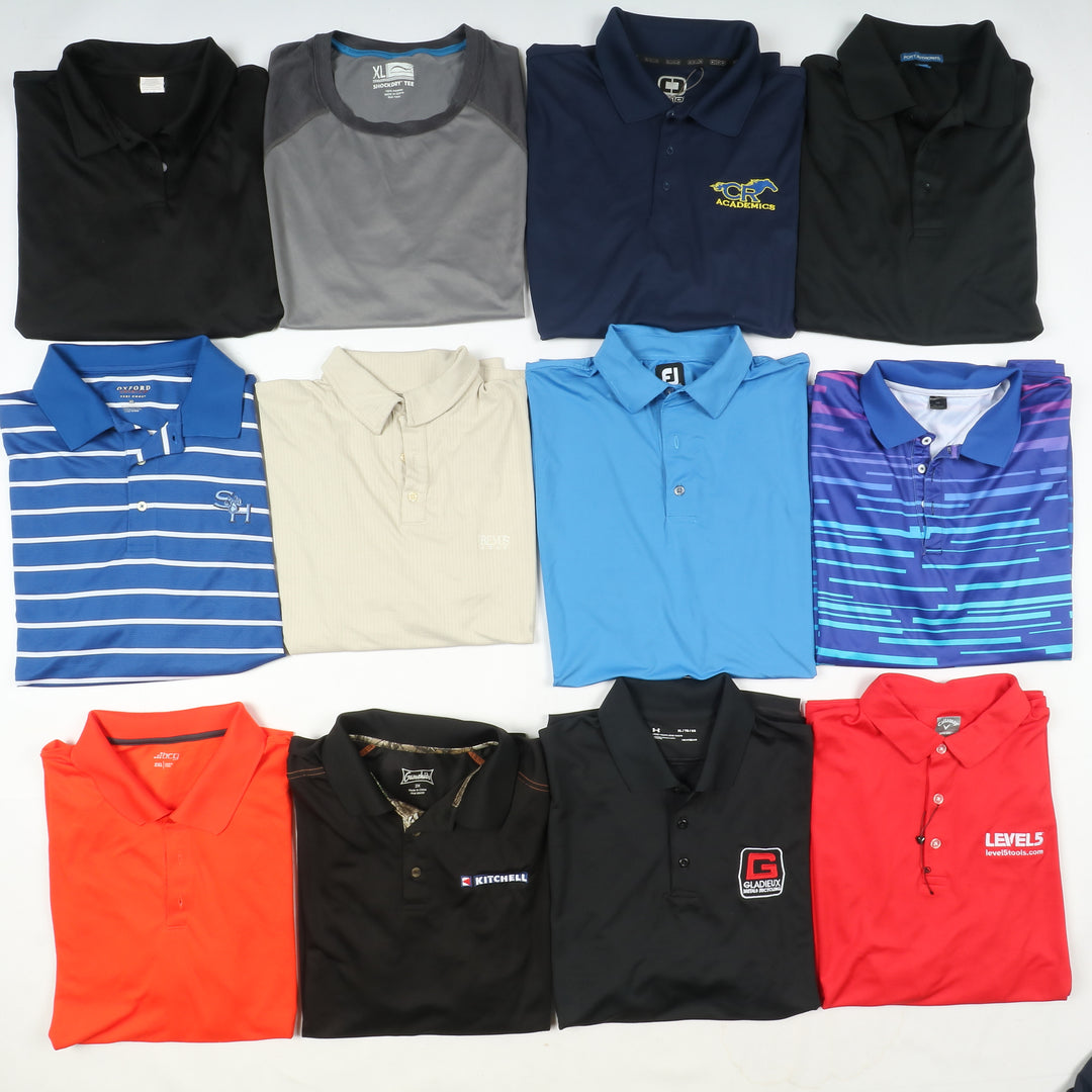 Polo jersey sportive Padel, Tennis, Golf ed altri sport 100pz