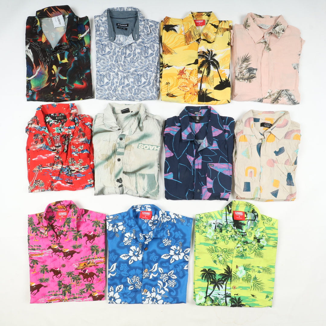Camicie Hawaii e printed vintage uomo e donna box da 32pz printed