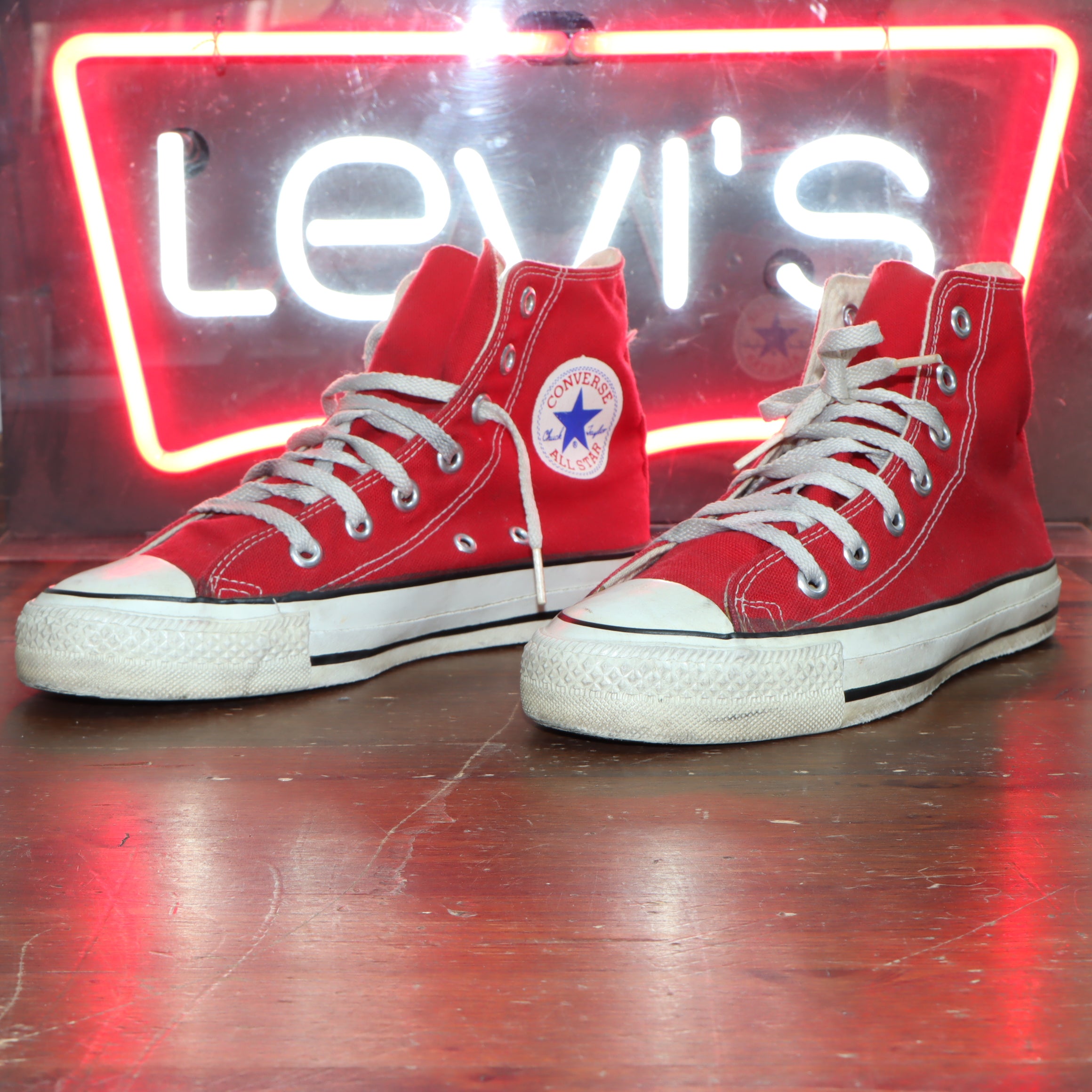 Converse all star size 5 Alte Made in USA Rosso Vintage Clothing