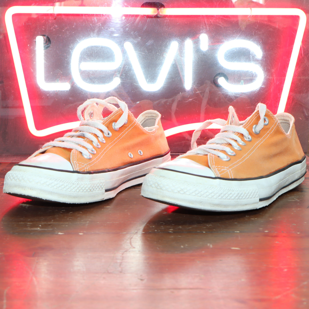 Converse all star size basse Made in USA Arancione – Vintage