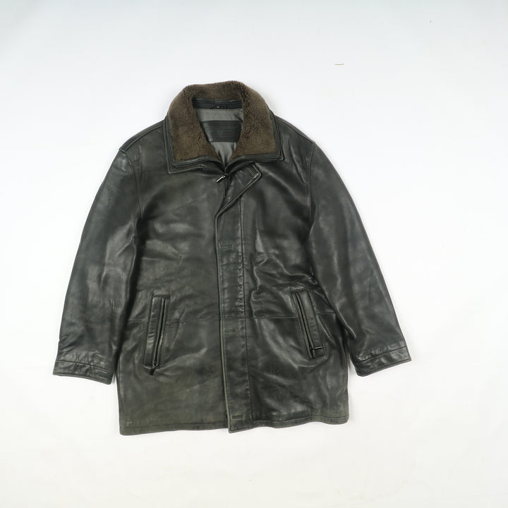 Box mix abbigliamento vintage in pelle Uomo e Donna 20 pz stock leather jacket