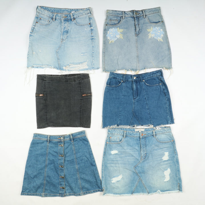 Gonne e mini gonne jeans donna box da 71pz donna