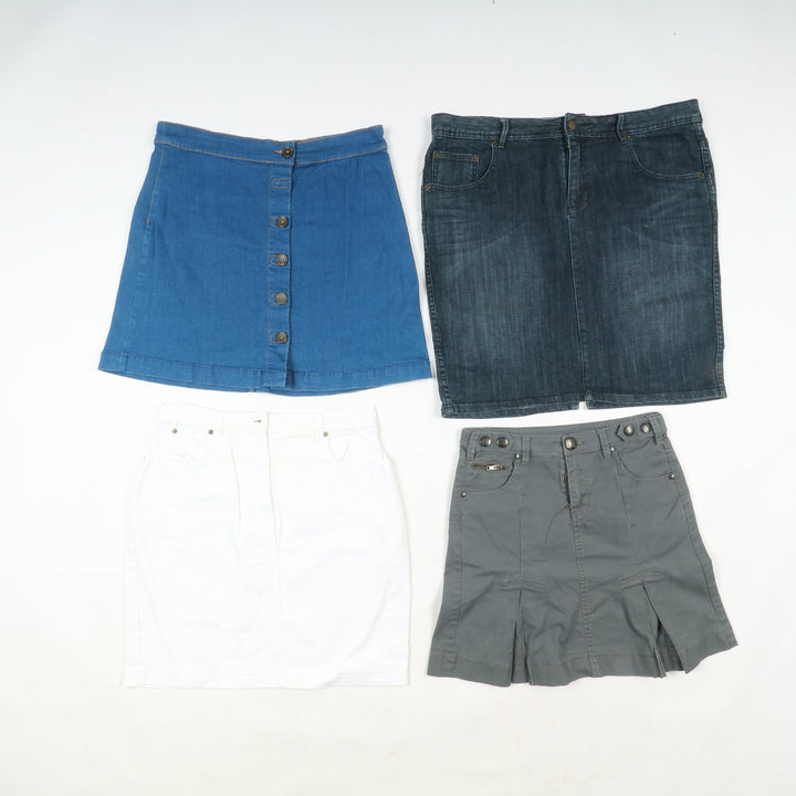 Gonne e mini gonne jeans donna box da 71pz donna